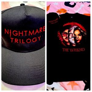 Halloween horror nights The Weekend exclusive shirt and hat set size medium new